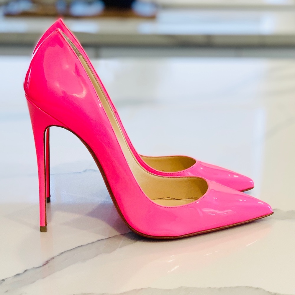 Christian Louboutin So Kate 120 Patent Pink Heels